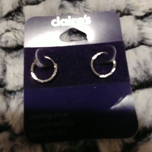 Tiny hoop earrings